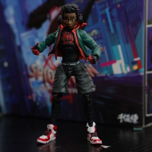 Spiderman Miles Morales PVC Action Figure Toy Across the Spider-Verse Collection - Picture 7 of 7
