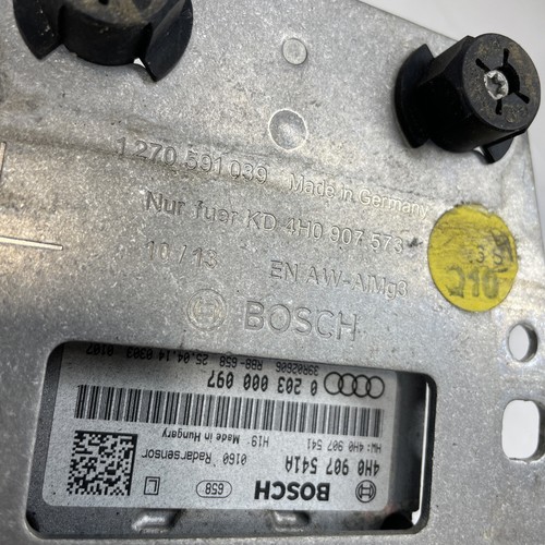2015-18 AUDI A8 A8L S8 FRONT LEFT ADAPTIVE CRUISE CONTROL DISTANCE RADAR SENSOR - Picture 5 of 14