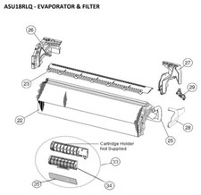 FUJITSU K9366633020 aka 9366633020  EVAPORATOR TA 15/18