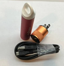 myCharge Simple Power Portable 2,200mAh USB Charger with Carabiner - Pink