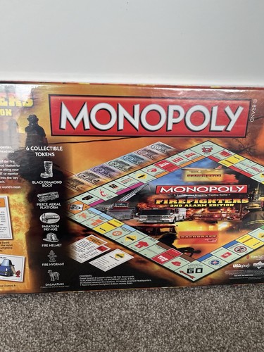 Monopoly Firefighters 2nd Alarm Limited Edition 2015 Hasbro Brand New Sealed - Picture 7 of 8