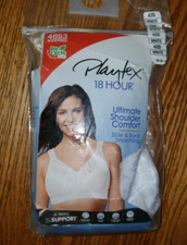Playtex  18 Hour Ultimate Shoulder Comfort Wireless Bra, 4693 White, 42D