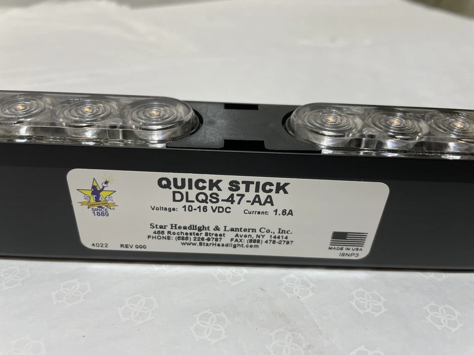 Barra de luz LED DLQS de 47" STAR SYSTEMS DLQS-47-AA-TD-35 (ámbar) Foto 4 de 4