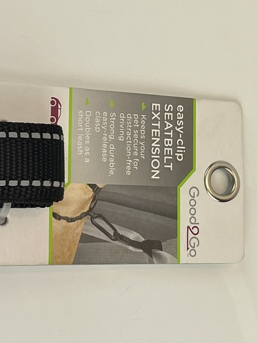 Good2Go Easy-Click Seatbelt Adapter for Pets For Pets Up To 100lbs~NEW! - Picture 3 of 7