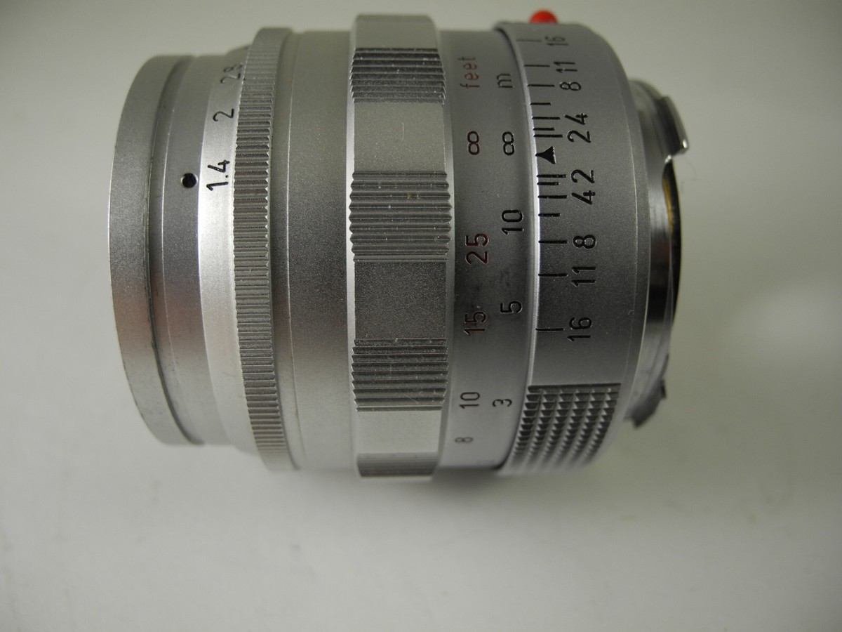 LEICA LEITZ SUMMILUX M 50/1.4 50MM F1.4 WETZLAR CHROME EX+++