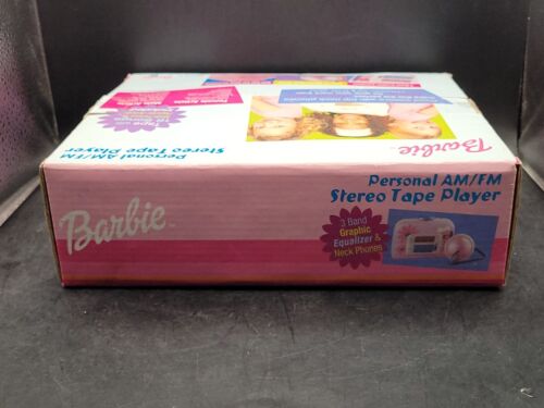 2001 Barbie Personal AM FM Stereo Tape Player 3 Band Equalizer Barn Find Rare! - Picture 8 of 14