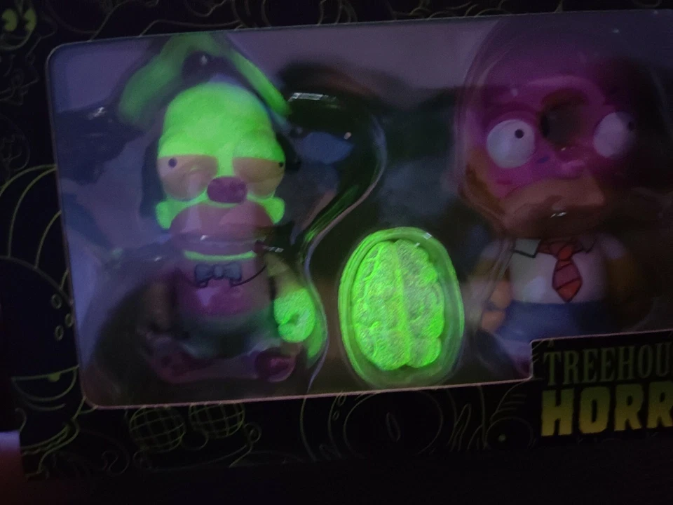 Kidrobot Donut Homer & Krusty Zombie Set Treehouse of Horror Exclusive - Image 3 of 3