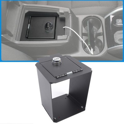 Locking Armrest Box Gun Safe jewelry Storage Box For Chevy Colorado CANYON 2023+