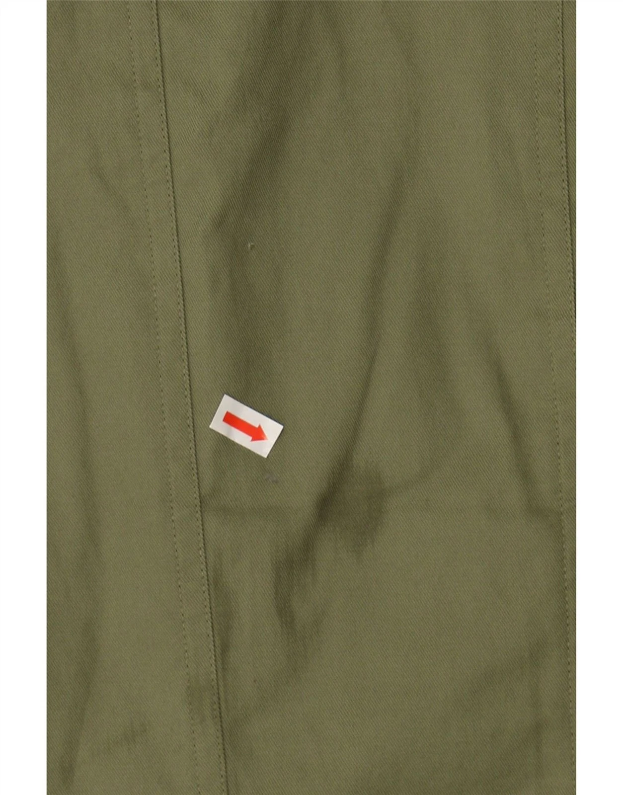 Abito camicia MICHAEL KORS donna militare maniche corte US 4 piccolo verde BH03