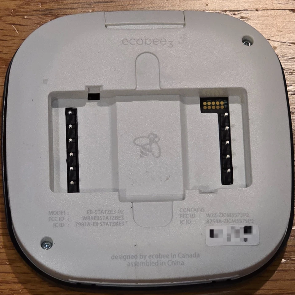 Ecobee 3 Ecobee3 Smart WiFi  Programmable Thermostat w/ Room Sensor, Wall Plate - Image 2 of 3