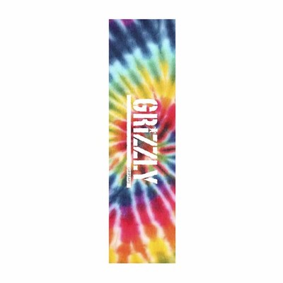 Grizzly Griptape ''Tie Dye Stamp'' Skateboard Deck Grip Tape (Multi) Griptape