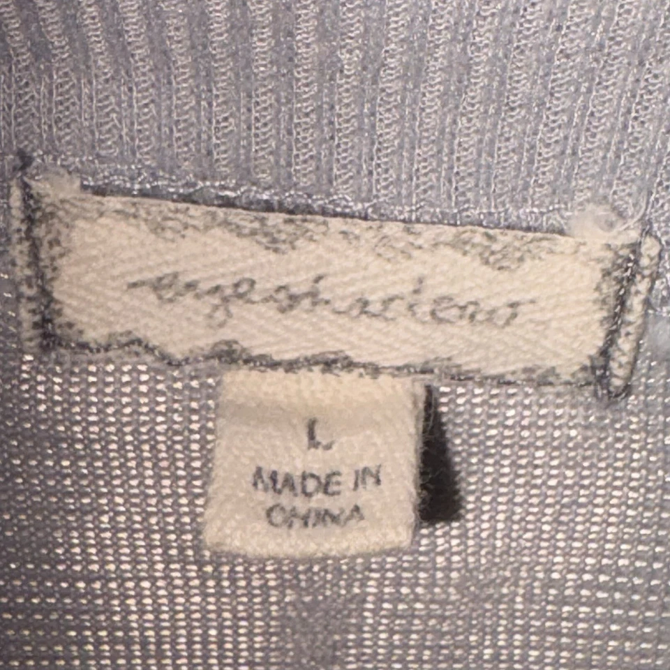 Size L - Eyeshadow Long Sleeve Crew Neck Teddy Bear Fleece Sherpa Sweatshirt - Image 3 of 4