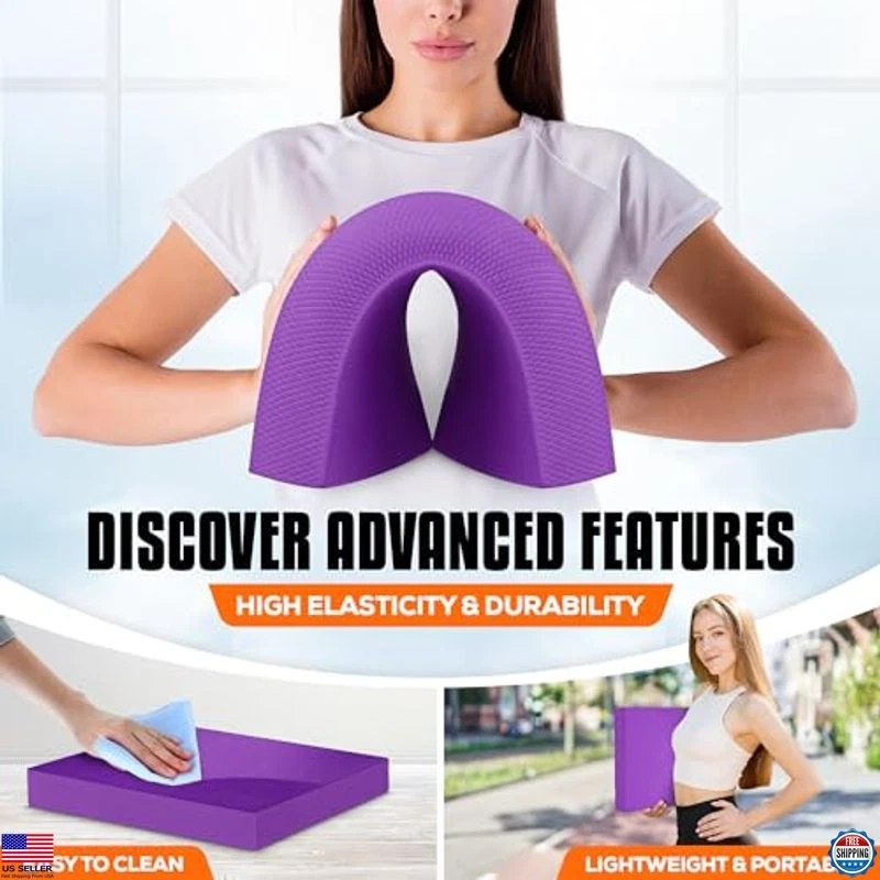 Almohadilla de equilibrio de espuma antideslizante Yes4All - 1 paquete, 24"x16", ideal para yoga y terapia Foto 4 de 4