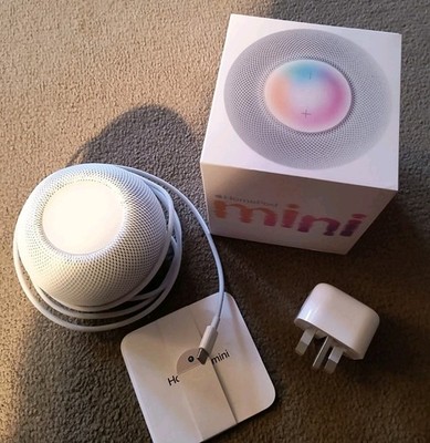Apple HomePod Mini A2374 Weiß Smart Lautsprecher Siri WiFi Bluetooth Top Zustand
