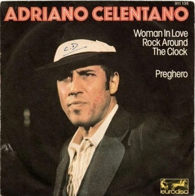 CELENTANO A WOMAN IN LOVE / GEBET 7'' VINYL FRANKREICH 1978 EURODISC EP