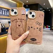 2 pcs kitty cute phone case for iphone 16 promax,15,14,13,11