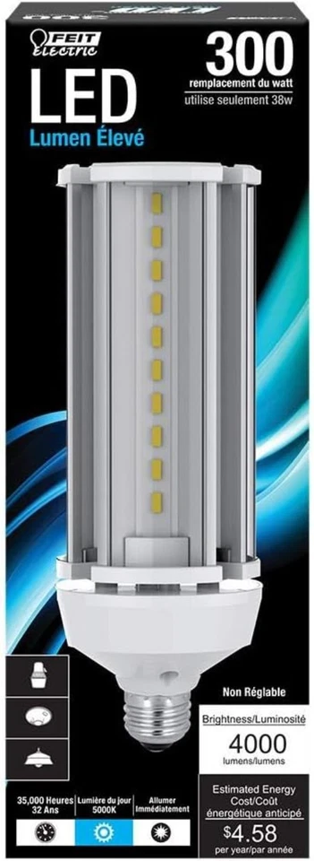 Energy-Efficient C4000/5K/LED Outdoor Light Bulb - Instant Brightness & 5000K - Image 3 of 4