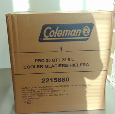 Coleman Pro 25-Quart Hard Cooler, Desert Sand - BRAND NEW - FREE SHIPPING