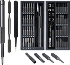 STREBITO Micro Screwdriver Set 50 in 50 1 Normal Bits, 50 1 Bits 