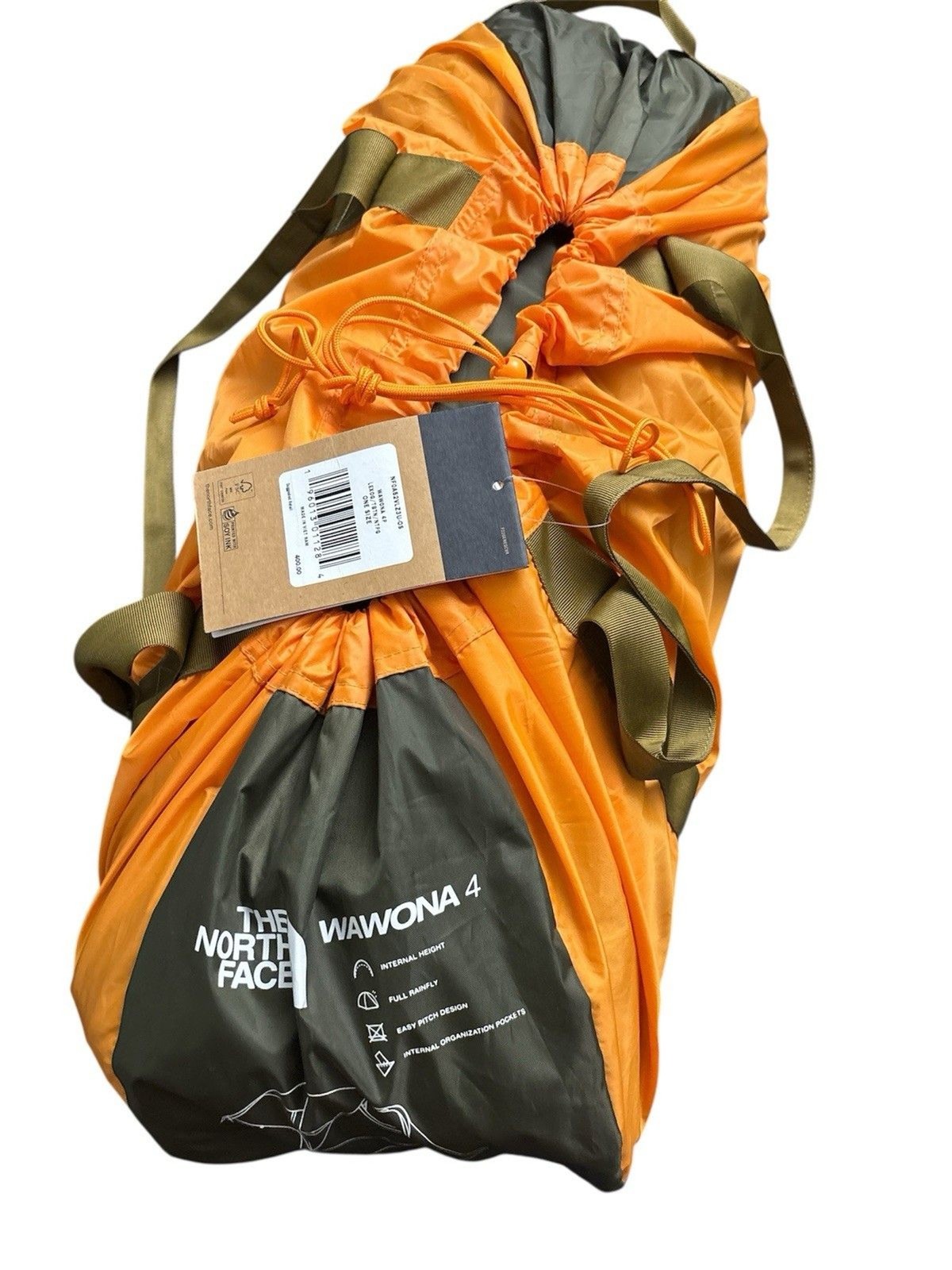 The North Face Wawona 4-Person Tent Orange New Double Wall New