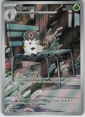 Spewpa Illustration Rare Holo Perfect Order NM 089/088
