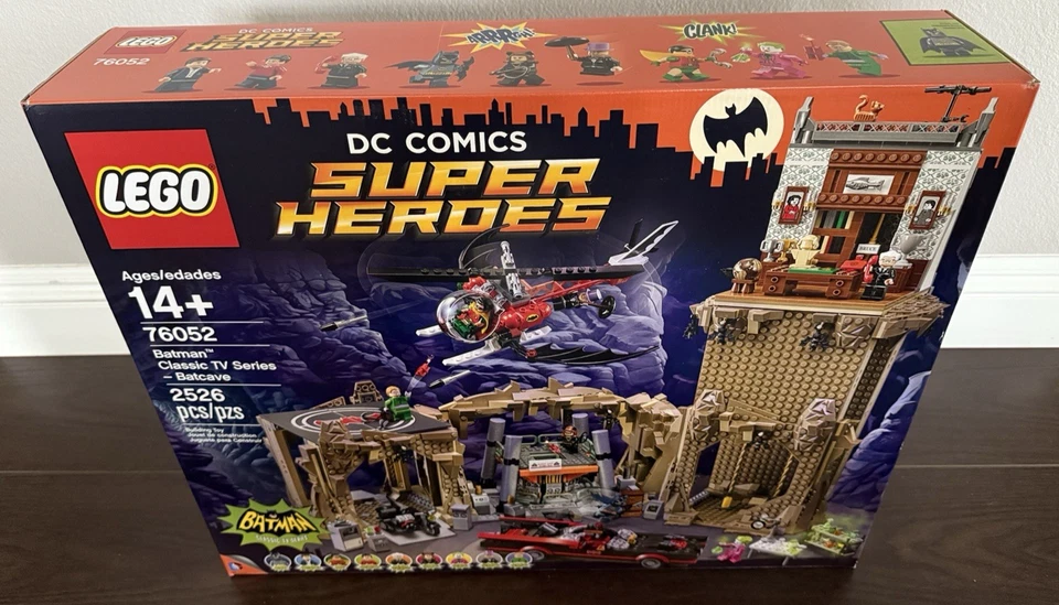 Lego DC Comics Super Heróis Batman Clássico Série de TV Batcave 76052 Novo e Selado - Imagem 3 de 4