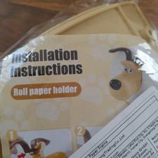 Gromit Style Toilet Roll Paper Holder Resin Storage Novelty