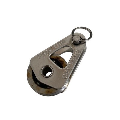 Proctor 25 mm Single Edelstahl Flaschenzug Block Segeljolle
