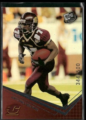 2010 Press Pass #9 Antonio Brown Reflectors #/500