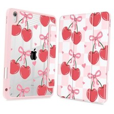 Case for 2025 iPad 11 inch A16 Chip 11th Gen Fit iPad Cherries Bows C353