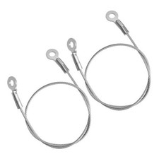 2 PCS Hood Stay Stop Control Cable Set Compatible with 2008-2017 Freightliner