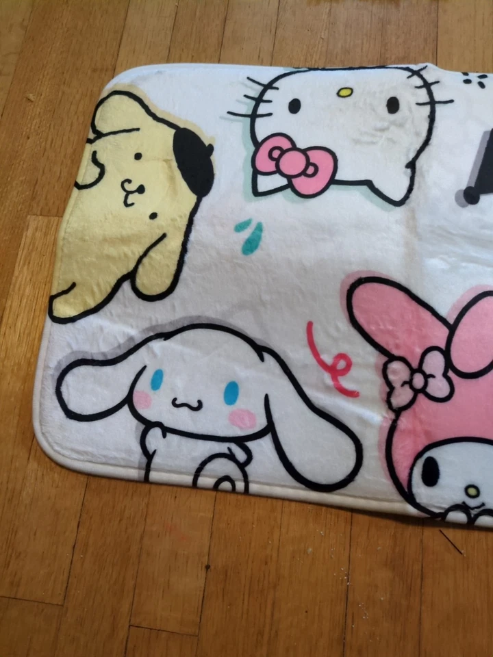 Alfombra de baño suave antideslizante Sanrio Hello Kitty cinamaroll my melody Foto 3 de 4