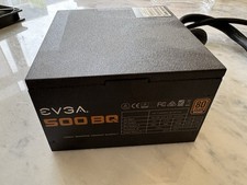 EVGA 500 BQ - 80 PLUS BRONZE Power Supply w/Cables As Pictured