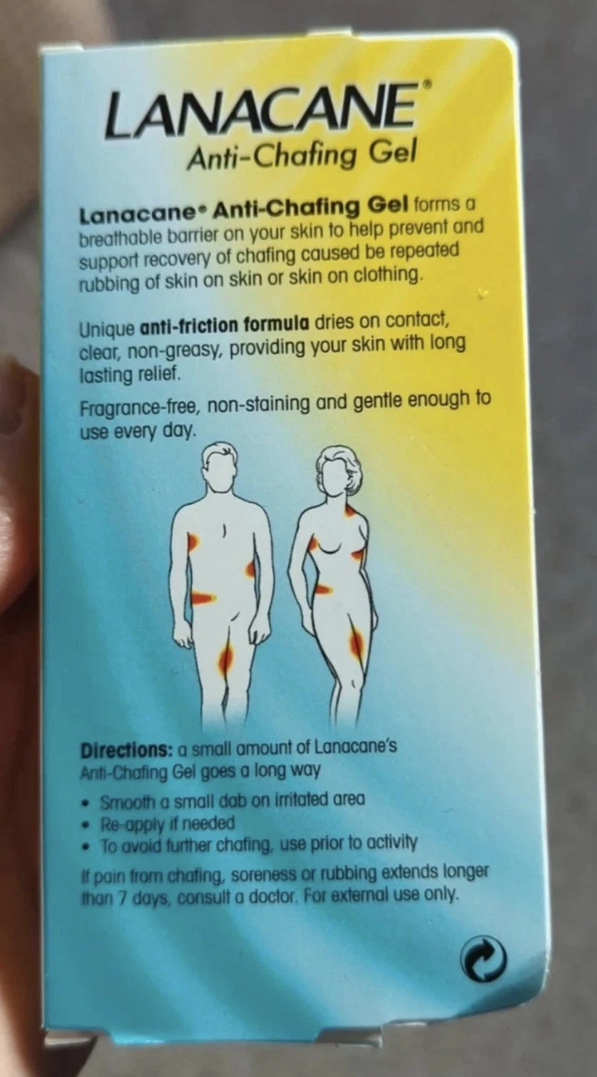 2 Units of Lanacane Anti-Chafing Gel 28g