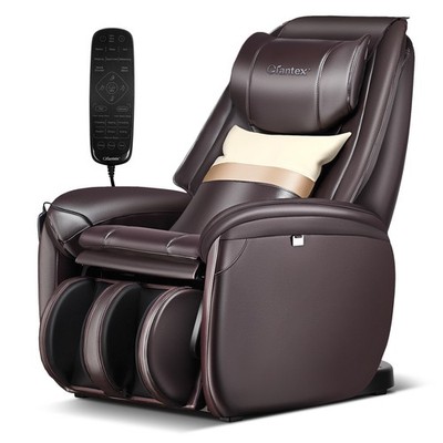 Full Body SL Track Zero Gravity Massage Chair w/ Pillow Reversible Footrest Heat