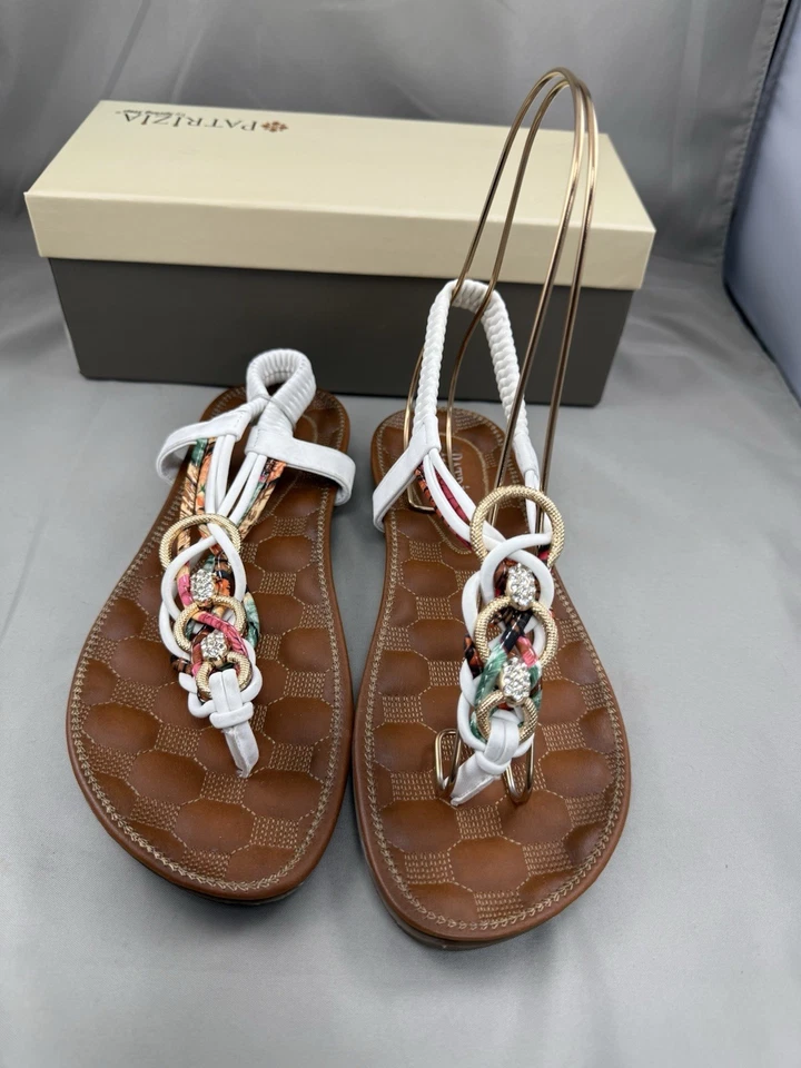 Patrizia by Spring Step Gadelina Womens White Multi Size 6 With Box - Image 4 of 4