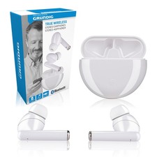 Grundig Écouteurs Bluetooth sans Fil - avec Microphone - Blanc