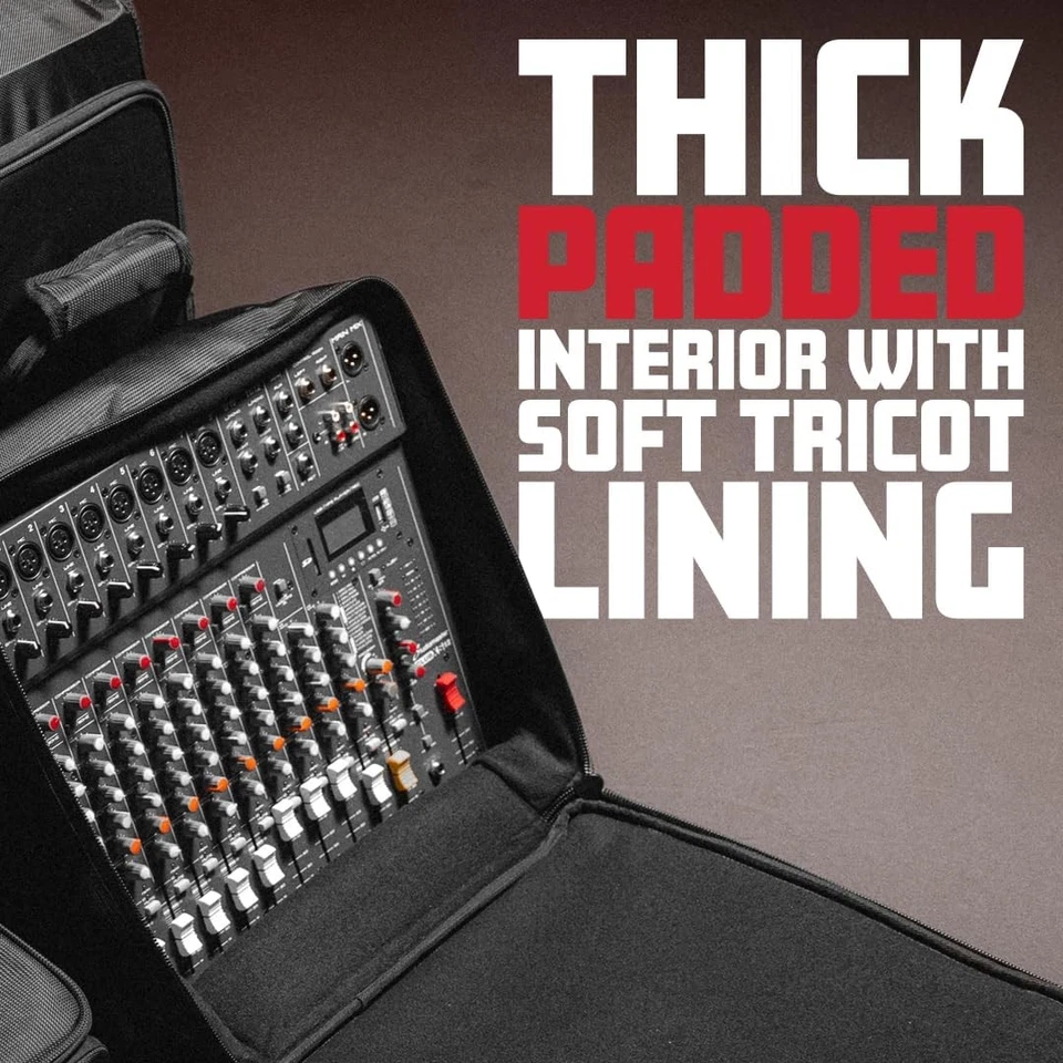 Gator Cases Padded Nylon Mixer/Gear Bag Removable Strap,15.5"x15"x5.5" - Black - Image 4 of 4