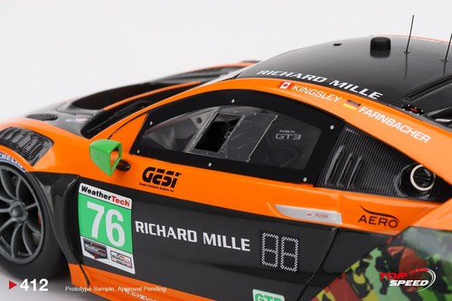1/18 Top Speed Acura NSX GT3 Evo NO.76 Compass Racing IMSA 2021 (TS0412) - Picture 5 of 6