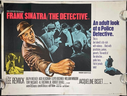 The Detective Original Quad Movie Cinema Poster Frank Sinatra 1968 - Picture 1 of 7