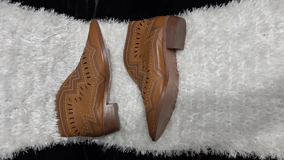 Ivy Kirzhner Santa Cruz Botín Festival Tachonado Cuero Marrón Talla 11 M Foto 4 de 4