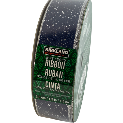 Kirkland Wire Edged NAVY BLUE Ribbon 50 Yard Roll Holiday Birthday Bow Gift 1.5" - Picture 8 of 24