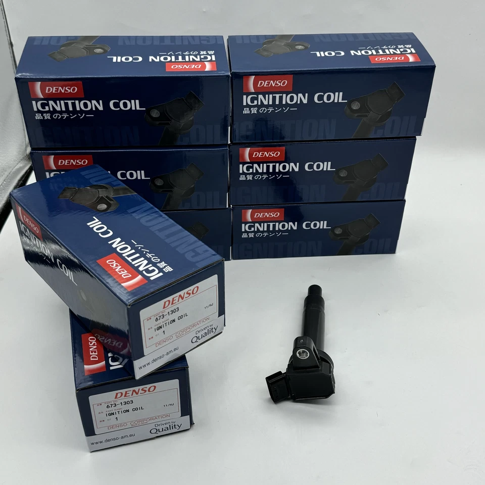 Denso Ignition Coils 673-1303 Toyota Tundra Sequoia 4.7L V8 UF230 90919-02230 — 第 2/4 张图片