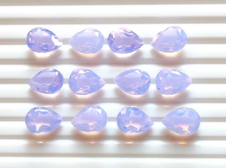 Superb Lavender Quartz Faceted Cut Pear Shape Gemstone Wholesale Loose Gemstone - Image 4 of 4