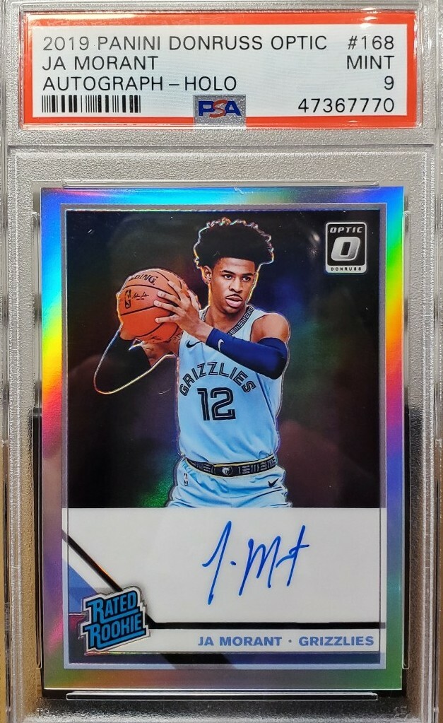正規品販売! 2019-20 Donruss Rookie Rated Prizm Holo MORANT JA Optic Topps