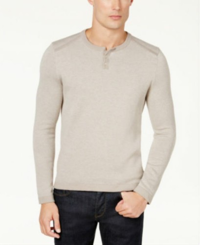 Two-Tone Henley~XL~Cave Grey 