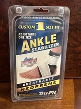 Tru Fit ~ Adjustable Ankle Stabilizer ~ Breathable Neoprene 71800