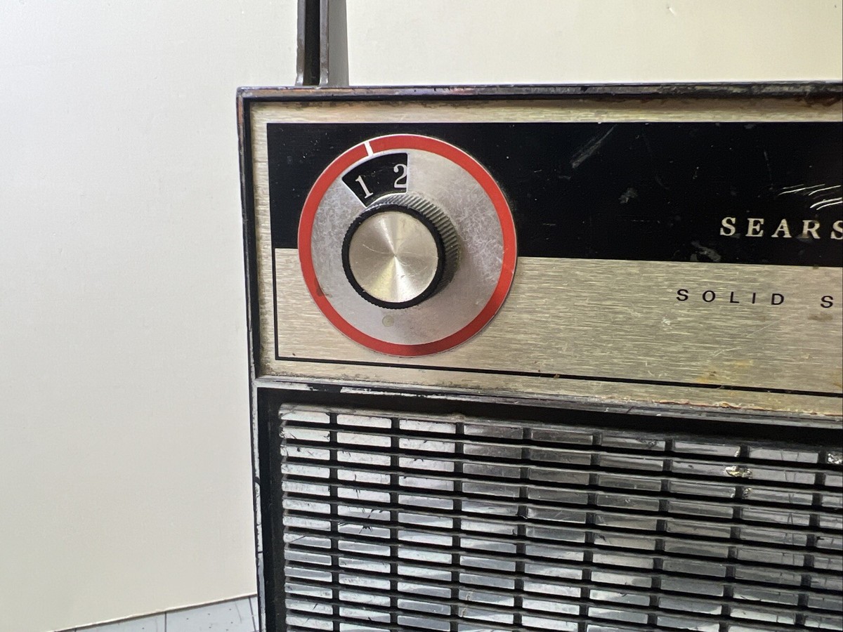 Vintage 1960's Sears Silvertone Portable Transistor Radio USA | eBay
