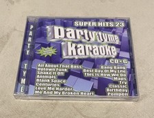 Party Tyme Karaoke Super Hits 23 16-song CD G Audio CD. New Factory Sealed