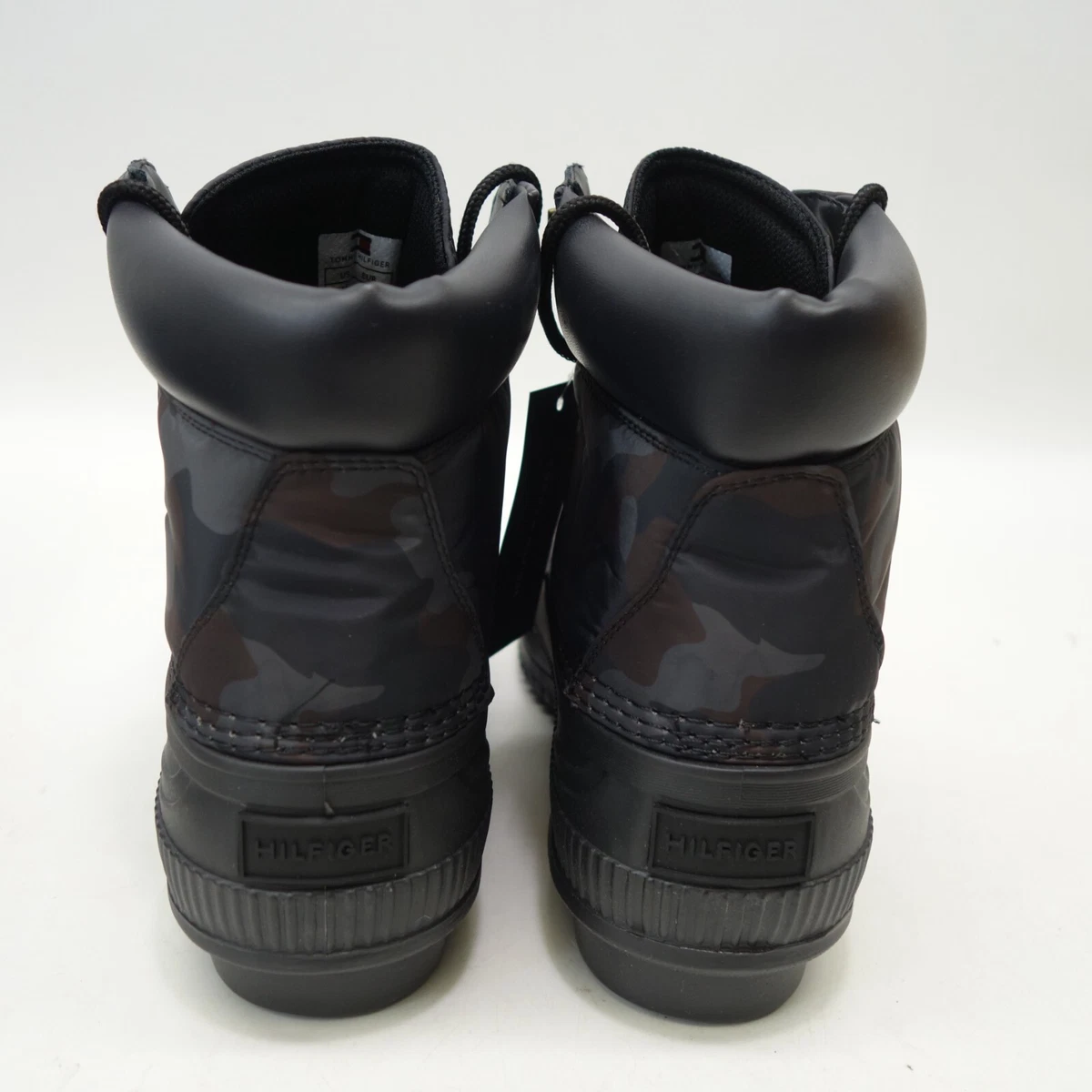 Tommy Hilfiger Mens Camo Camouflage Duck Rain Hiking Boots Size US